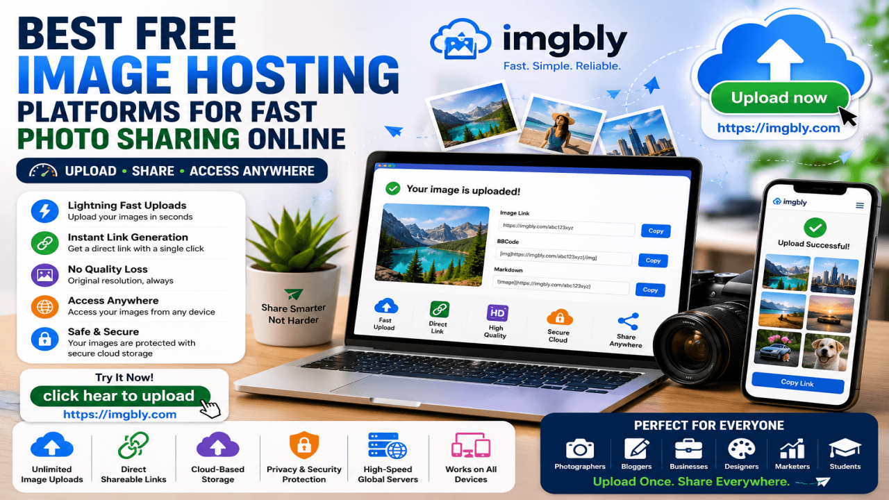 Best Free Image Hosting Platforms for Fast Photo Sharing Online