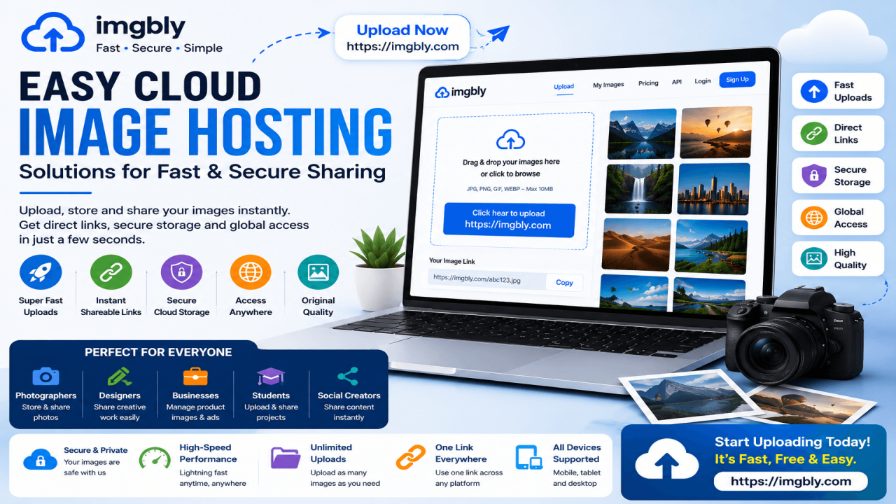 Easy Cloud Image Hosting Solutions for Fast & Secure Sharing