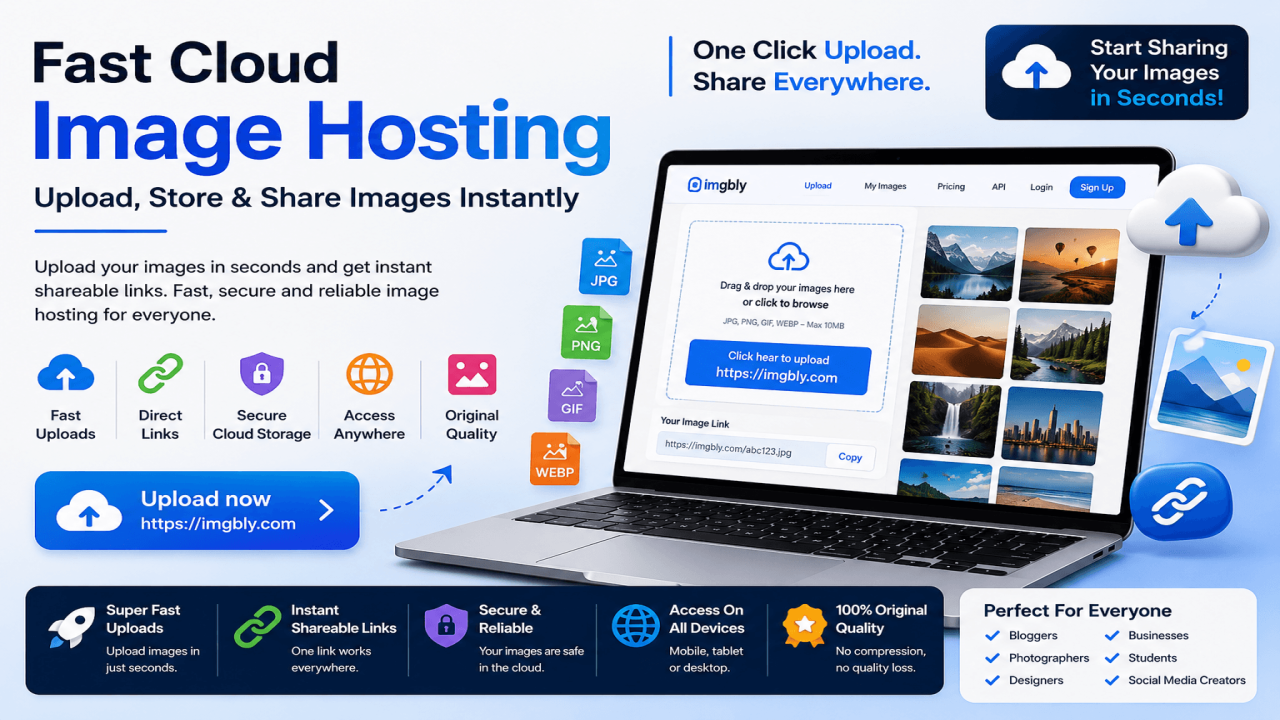 Fast Cloud Image Hosting Services for Easy Online Sharing