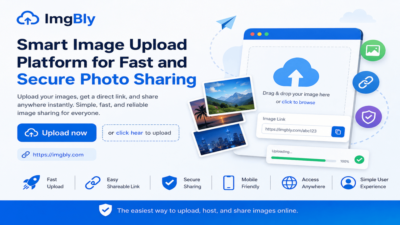 Smart Image Upload Platform for Fast and Secure Photo Sharing