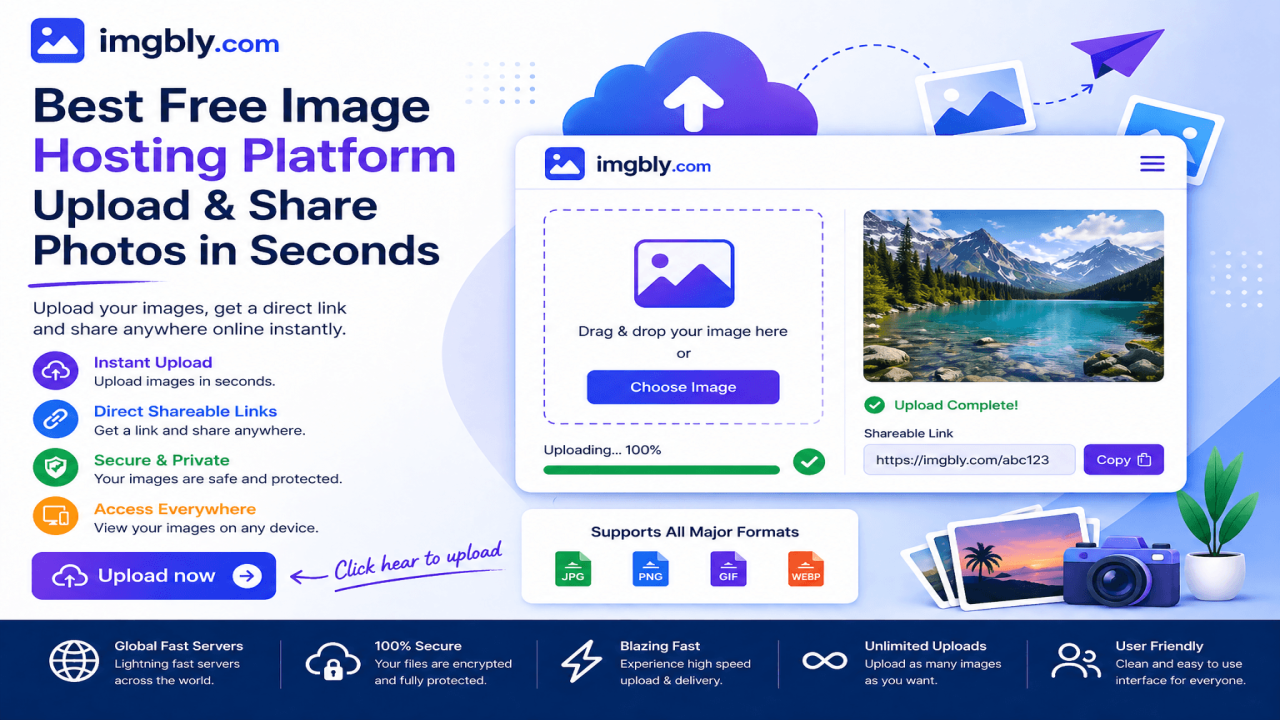 Best Free Image Hosting Platform – Upload & Share Photos in Seconds