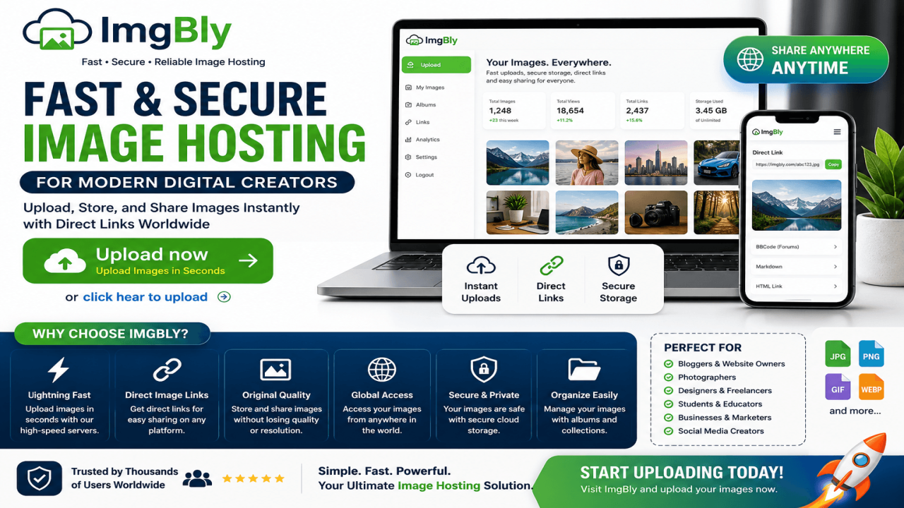 Fast & Secure Image Hosting for Modern Digital Creators