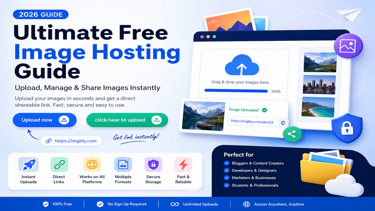 Ultimate Free Image Hosting Guide: Upload, Manage & Share Images Instantly (2026)